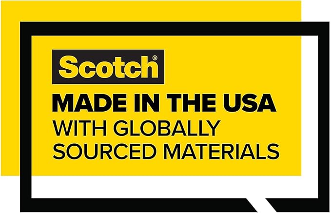 Scotch Double-Sided Removable Tape with Dispenser, 3/4-Inch x 400-Inch, Clear – 1-Pack