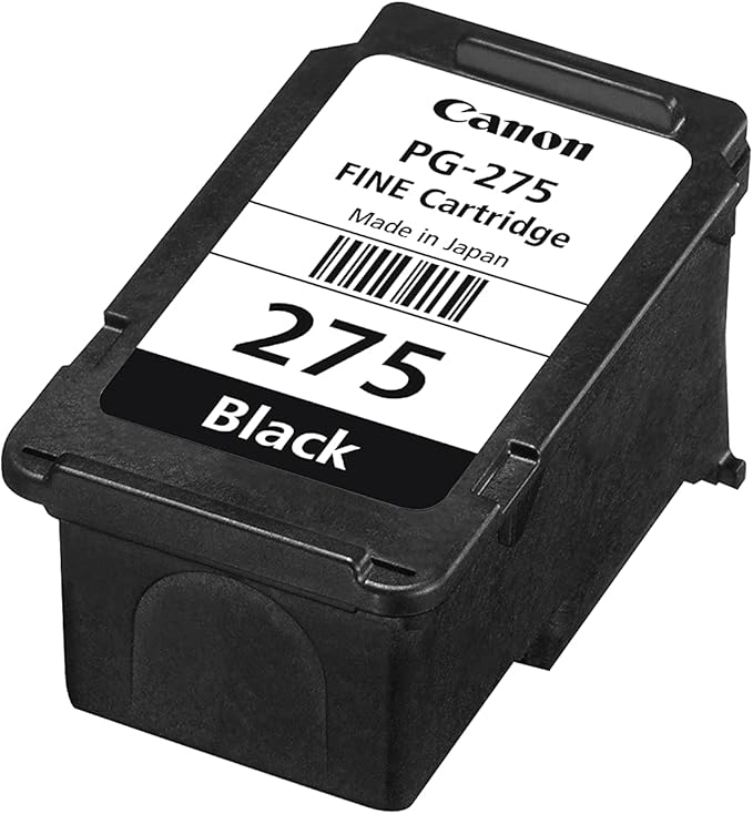 Canon PG-275 Black Ink Tank, Compatible to PIXMA TS3520, TS3522 and TR4720 Printers (Pack of 2)