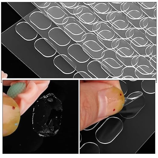 minkissy 800pcs Double-Sided Adhesive Sticky Dots Gel Putty Removable Wall Putty for Hanging Posters Museum Display Home Office Classroom Use