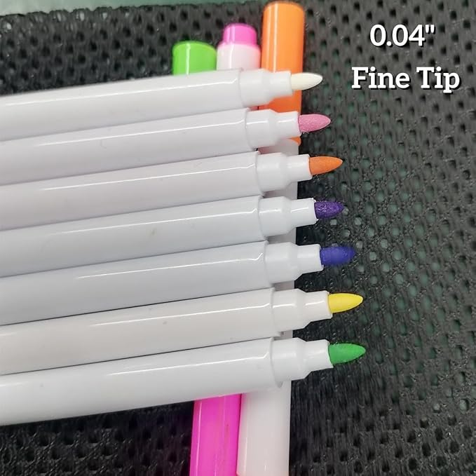 14 Colors Liquid Chalk Markers for LED Note Board - Neon Dry Erase Markers for Acrylic Calendar, Glass Window & Blackboard - Erasable Gel Markers Fine Tip for Kids, Non-Toxic Wet Erase Pens