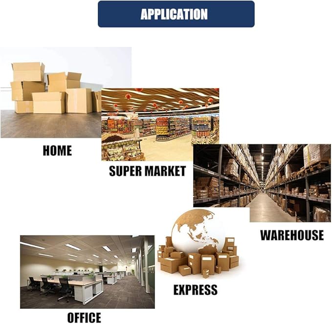 Heavy Duty Packing Tape 24 Rolls, Total 1560Y, Clear, 2.8 mil, 1.88 inch x 65 Yards, Ultra Strong, Refill for Packaging and Shipping