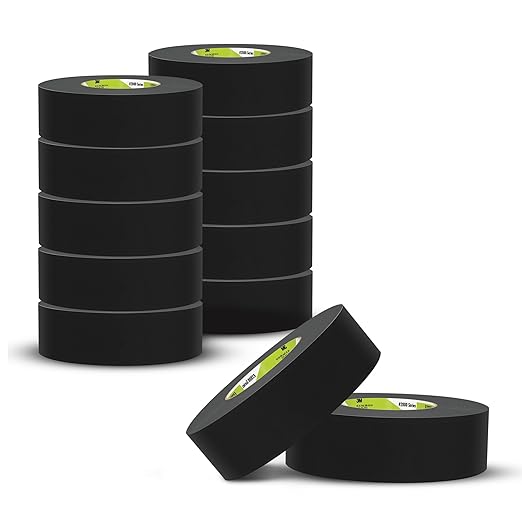 3M Extreme Strength Duct Tape 2830, 1.88 in x 30 yd, Double-Thick Adhesive, Heavy-Duty Waterproof Black Tape, Indoor/Outdoor Use, 12 Rolls