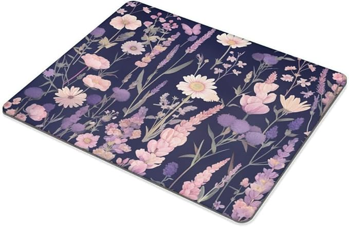 Cherry Blossoms Purple Mouse pad Customized Mousepad Non-Slip Rubber Base Mouse Pads for Computers Laptop Office Desk Accessories Mouse pad