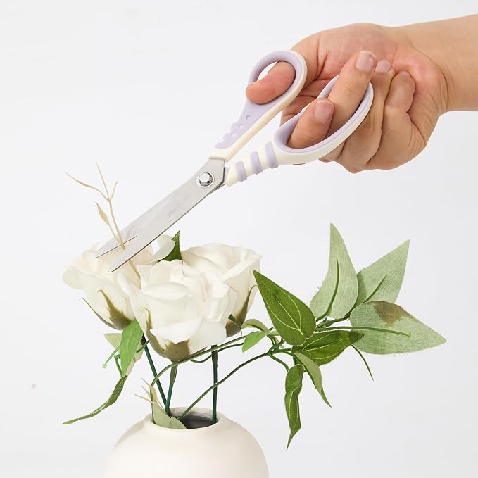 Purpose scissors kit with Box Cutter Retractable Crafts scissors with Ultra Sharp Blades and Comfort Grip Handles, Cute Box Cutters for Office, Home, Arts Crafts, Cartons, Cardboard, Paper
