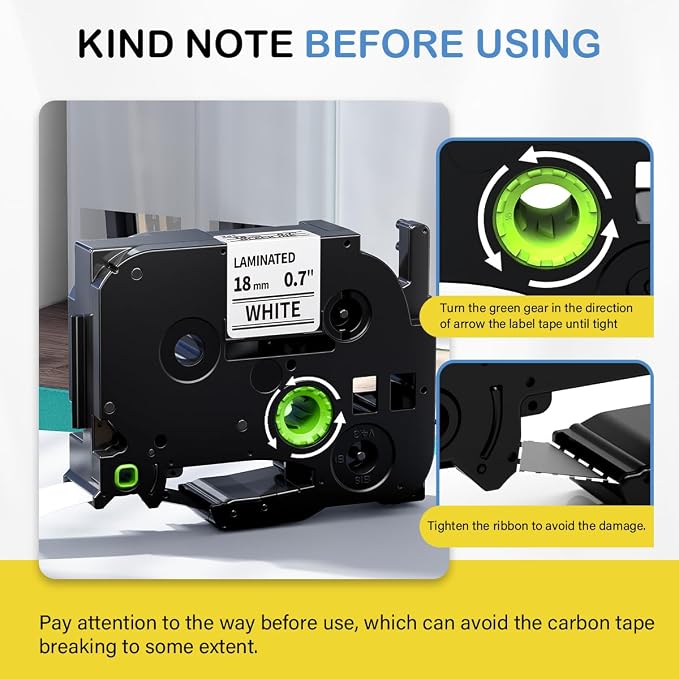 Labelife TZe TZ Tape 18mm 0.7" Laminated Color Label Maker Tape 3/4 Inch | Compatible with Brother TZe-241 TZe-441 TZe-541 TZe-641 TZe-741 for P Touch PTD410 D400 D610BT D600 P710BT PT-1880,5 Color