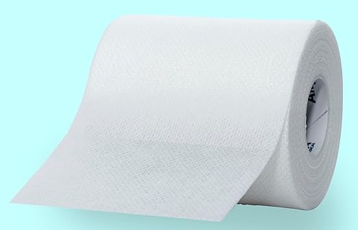 Areza Medical Surgical Tape - Porous Skin Soft Fabric Cloth Adhesive Tape - Fabripore - 3" x 10 yds. (7.5 cm x 9 m) - 2 Rolls per Box