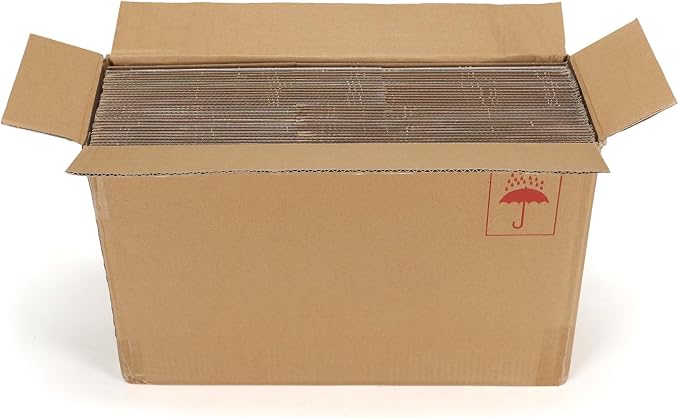 HORLIMER 10x7x5 Shipping Boxes Set of 30, White Corrugated Cardboard Mailer Box for Packing Small Business