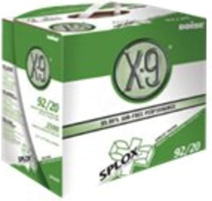 Boise X-9 Multi-Use Copy Paper, 8.5" x 11" Letter, SPLOX (Easy Carry Box), 92 Brightness, 20 lb, Reamless (2500 Sheets)