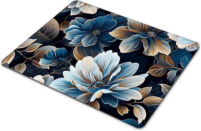 Women Girls Flower Mouse pad Non-Slip Rubber Base Mouse Pads for Computers Laptop Office Desk Accessories Mouse pad