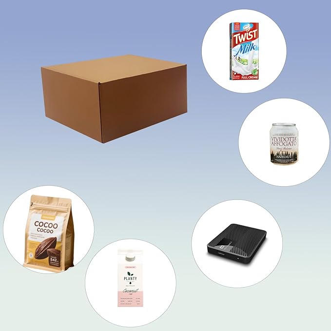 9x7x4 inch Shipping Boxes Pack of 25, Brown Corrugated Cardboard Box Mailer Boxes for Packaging Small Business Shipping,Recyclable Moving Storage Mailing Boxes Bulk Book Literature Gift Giving
