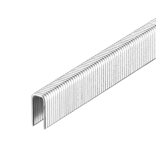 meite 18 Gauge 1/4-Inch Narrow Crown Staples, 1/2-Inch Length Heavy Duty Galvanized Upholstery Staple for Electric or Pneumatic Guns (10 Boxes)