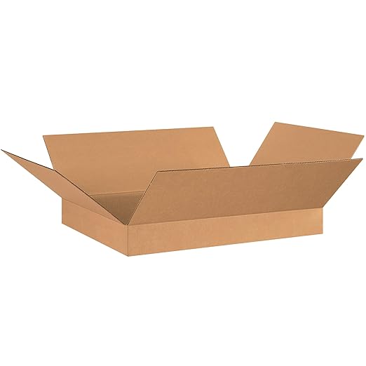 Box USA Shipping Boxes Medium 26"L x 20"W x 4"H 20-Pack - Corrugated Cardboard Box for Moving, Mailing, Packing, Packaging and Storage