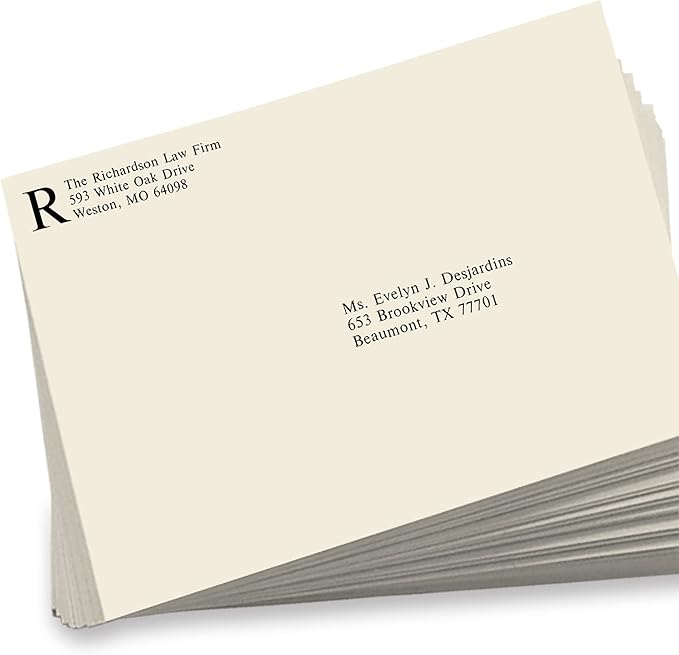 LUXPaper 9 x 12 Open End Envelopes | Peel & Press | Natural | 70lb. Text | 250 Qty