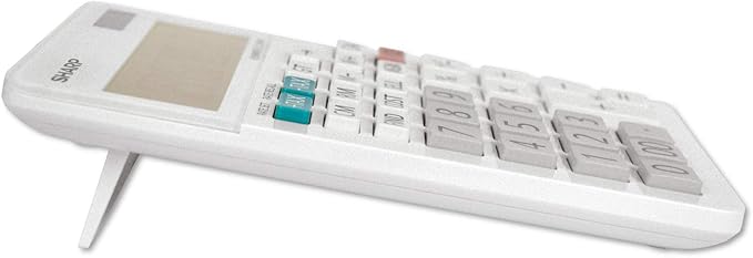 Sharp EL-334WB Business Calculator, White 4.0