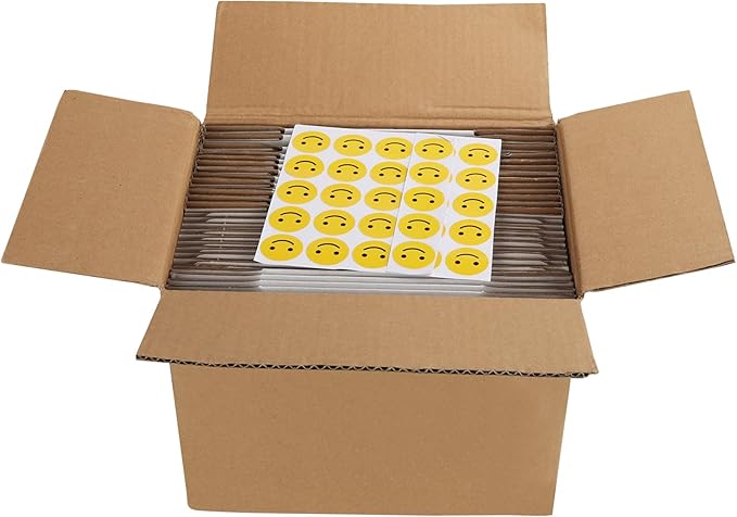 HORLIMER 7x5x1 Shipping Boxes Set of 30, White Corrugated Cardboard Mailer Box for Packing Small Business