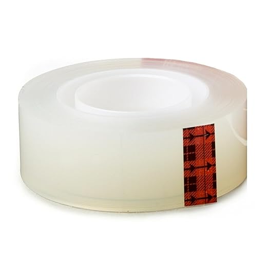 Scotch Transparent Tape Clear | 3/4 in x 1000 in | Photo-Safe | Strong Adhesion | 24 Rolls, Pack of 6