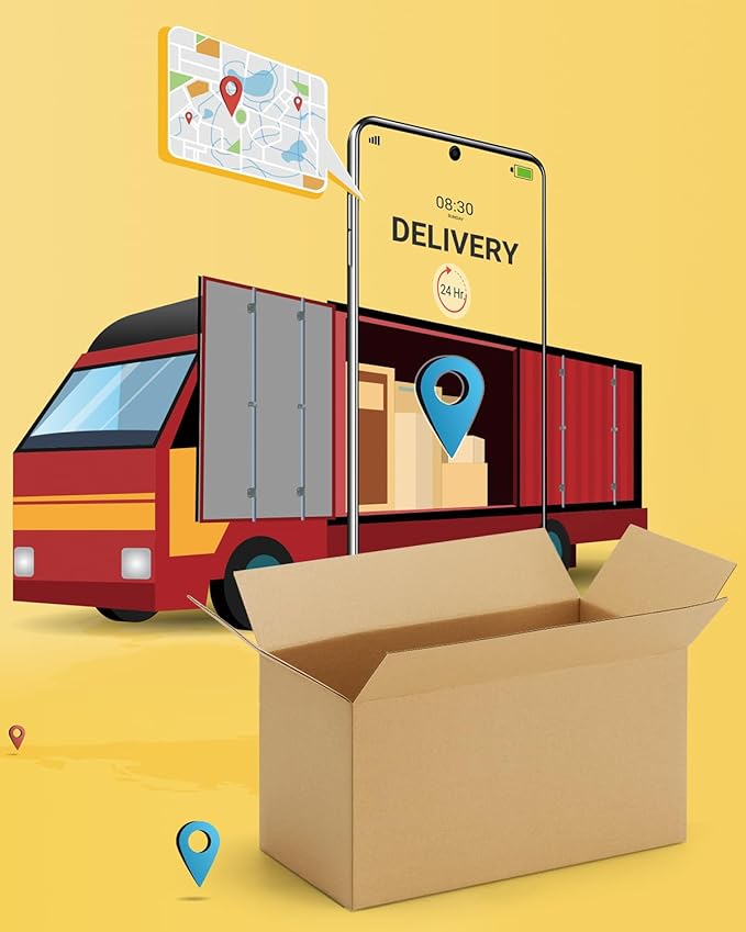 Shipping-Boxes-11x6x6 Inches: 40 Pack Shipping-Boxes-Mailers, Brown Corrugated-Cardboard-Boxes for Packing Small Business Mailing