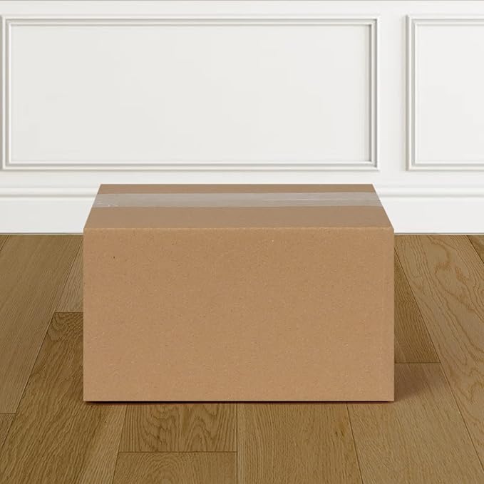 7x5x4 Inches Shipping Boxes Pack of 25, Small Corrugated Cardboard Box for Business Mailing Packaging, Brown