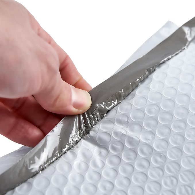 Poly Bubble Mailers, 8.5 x 11 Inch Bubble Lined Poly Mailer Bag for Shipping and Packing, Tear-proof, Water-resistant and Lightweight Envelopes. (25)