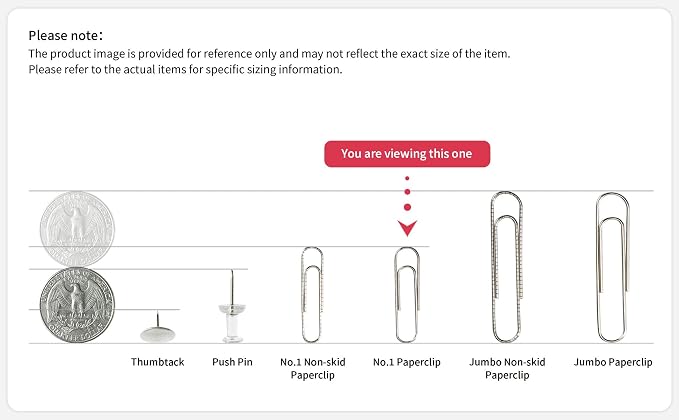 PAPERPAL Paperclips for Office School & Personal Use, #1 Smooth Paper Clip (1-2/7"), 2000 Medium Paper Clips (20 Boxes of 100 Each), Silver | Value bulk pack of 2,000 medium paper clips for offices, schools and businesses, packed in 20 boxes of 100 each.
