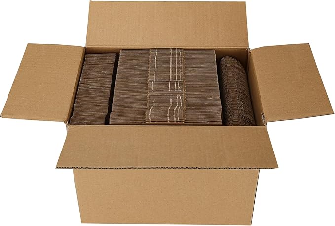HORLIMER 4.6x2.2x2.2 inches Shipping Boxes Set of 100, Brown Corrugated Cardboard Box Literature Mailer