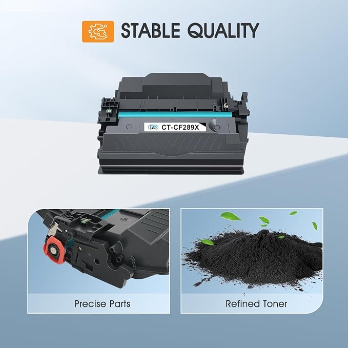 89X 89A Black Toner Cartridge for HP LaserJet CF289X CF289A M507 2 Pack | Compatible for HP 89A for LaserJet Enterprise M507n M507dn M507x MFP M528dn M528f M528c M528z M528 Series Printer High Yield