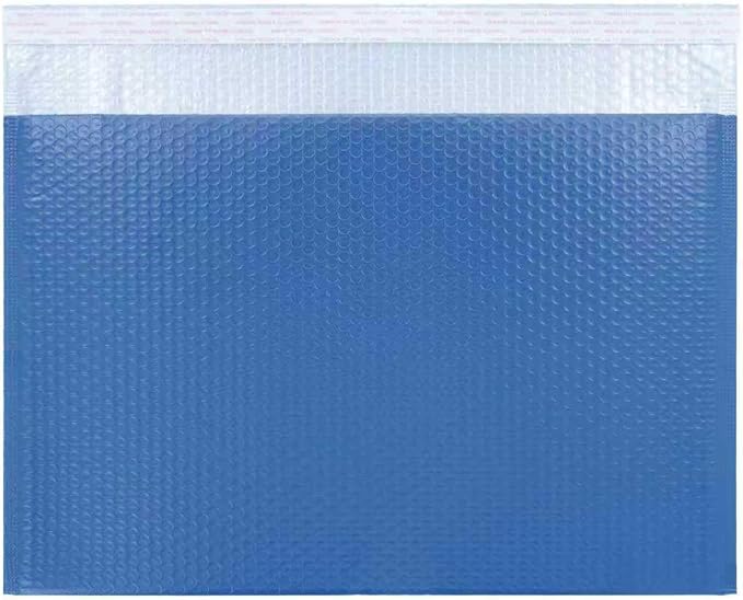 Navy Blue Bubble Mailers 16 x 11 + 2.36 Inch, 40 Per Box | Padded Envelopes, Shipping Envelopes