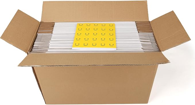 HORLIMER 12x9x2 Shipping Boxes Set of 30, White Corrugated Cardboard Mailer Box for Packing Small Business
