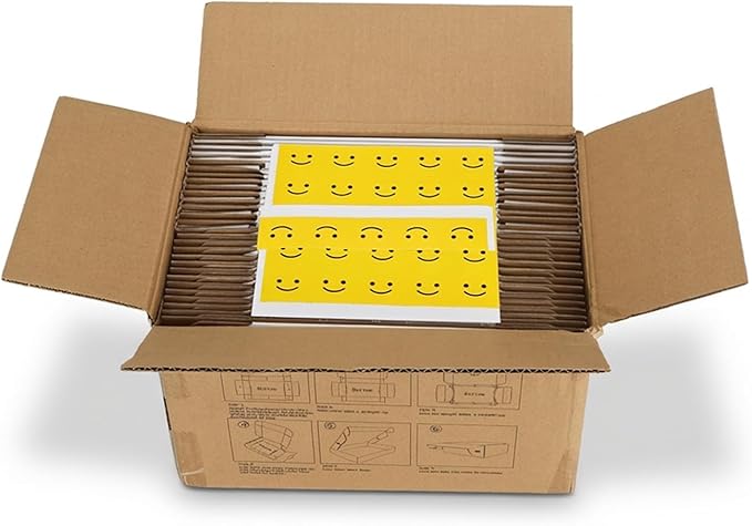 HORLIMER 6x4x2 Shipping Boxes Set of 30, White Corrugated Cardboard Mailer Box for Packing Small Business