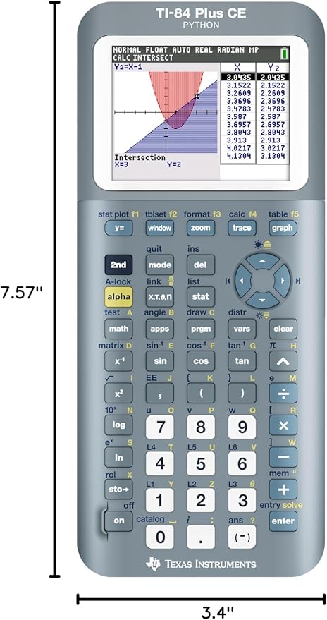 TI-84 Plus CE Graphing Calculator, Fractal Frost