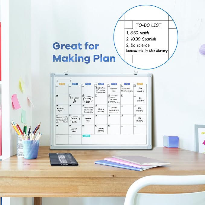 maxtek Black Dry Erase Markers, 0.7mm Ultra Fine Tip, 12 Count | Low Odor Extra Fine Whiteboard Markers for Planning Boards, Calendars and Small Whiteboard Notes