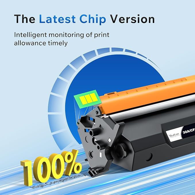 Valuetoner Compatible Toner Cartridge for HP 30A Black Toner Cartridge | 2-Black Replacement for LaserJet Pro MFP M203dw M227fdn M227fdw M203dn M203d M227sdn M227 M203 Printer