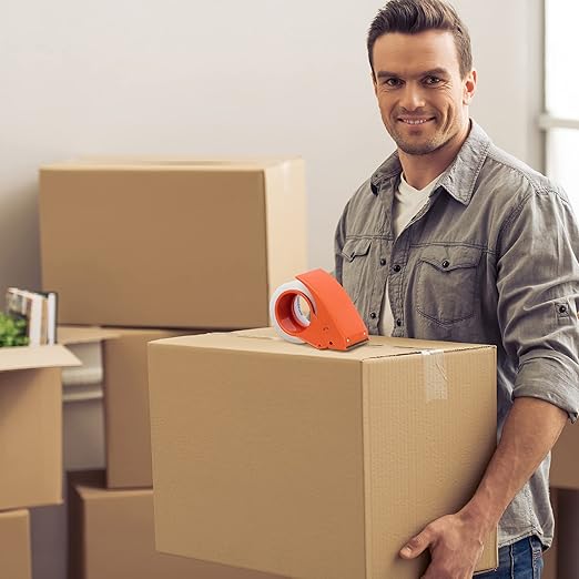 Amazon Basics Extra-Wide Packing Tape for Moving, Storage, Shipping and Sealing Boxes, Crystal Clear, Low Odor, 2.83" x 54.6 Yards, 6-Pack