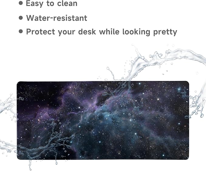 Desk Mat Mouse Pad Gaming Desk Pad XL Large Mouse Mat Office Decor Accessories (Violet A)