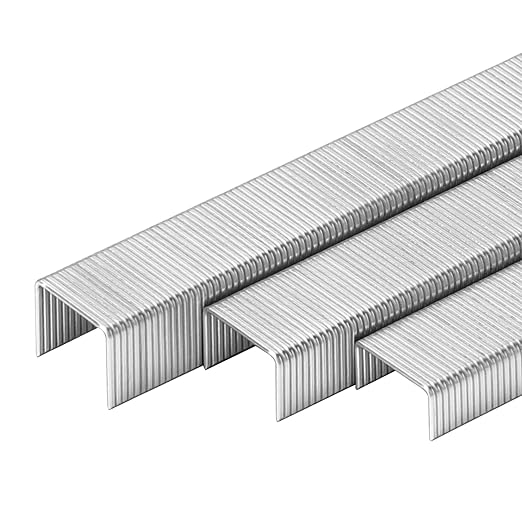 meite JT21 Staples, Assorted 3 Sizes (1/4", 5/16", 3/8") Fine Wire Staples for Staple Gun - Galvanized 7/16" Crown JT21 Staple Refill, Ideal for Upholstery, Crafts, Furniture, 2,400 Counts