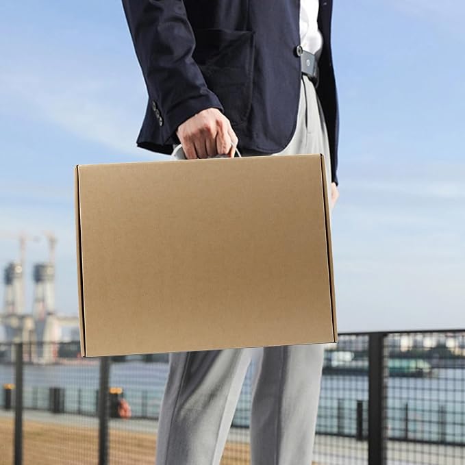 Laptop Shipping Box, Secure Laptop Box for Shipping with Foam, Cardboard Mailer Box for up to 16 Inch Laptop Packing (Pack of 3)