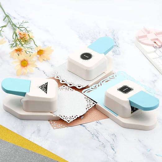 Paper Corner Punch Square Edge Pattern, Large Craft Corner Punch Paper Cutter Portable Corner Hole Punch for Srapbooking, DIY Crafts, DIY Crafts, Card Making