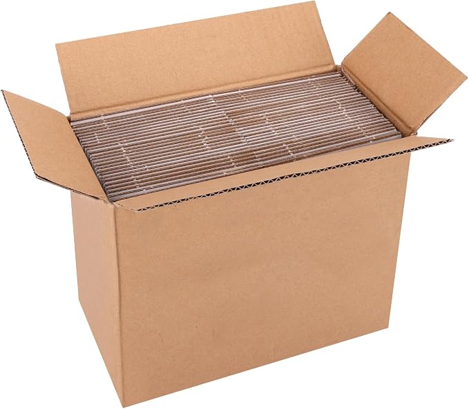 30-Pack Shipping Boxes 5x5x3 Inches, White | Corrugated Cardboard Box for Business Packing, Shipping, and DIY, Easy to Fold and Assemble