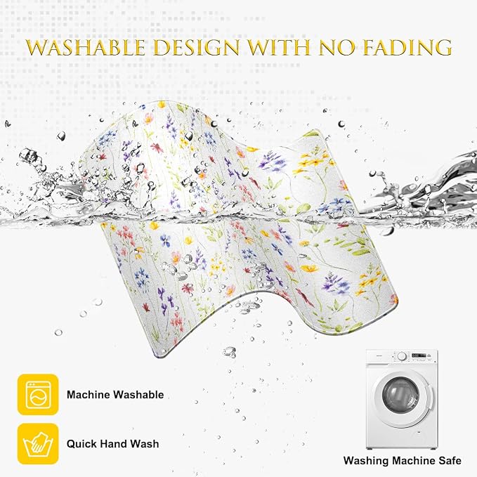 JIKIOU Mouse Pad with Stitched Edge, Portable Size-10.2x8.3in Flowers | Anti-Fray, Comfortable Smooth Lycra Surface, Non-Slip Rubber Base, Machine Washable Fade-resistant, Compatible with All Mice