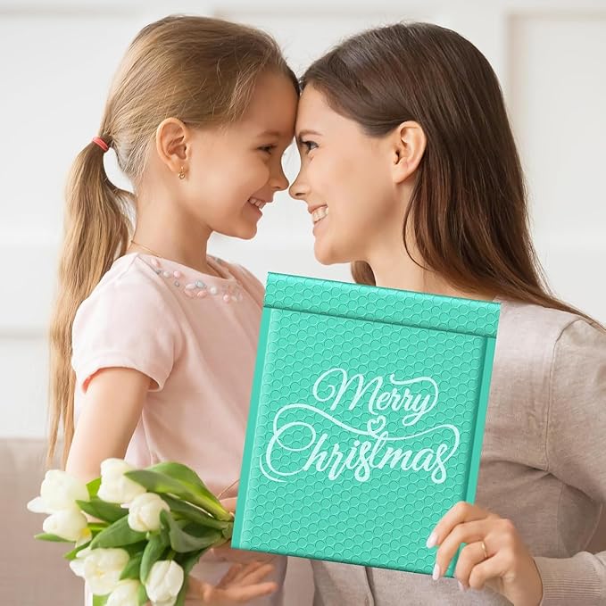 Fuxury Bubble Mailers 10.5x16" Teal Padded Envelopes 3750 Pack Bulk Pallet | Usable Size 10.5x15 Self Seal Bubble Envelopes Strong Adhesion Padded Mailers for Small Business Mailing Books Clothes