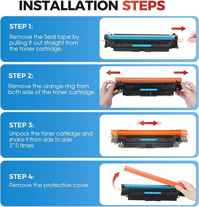 Compatible for HP 210A Toner Cartridges for HP 4301fdw 4301fdn 4301dw 4PACK | Compatible for HP 210A to use with HP Color LaserJet Pro MFP 4301fdw Ink Cartridges 4301Fdn 4301dw 4201Dn 4201Dw 210A 210 4P