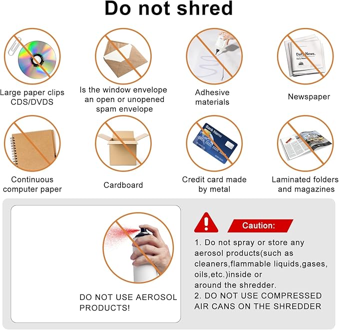 Suntiko 5-Sheet Small Cross Cut Paper Shredder Black | P-4 High Security, 4-Mode Anti-Jam, 2.38Gal Transparent Bin, Thermal Protection Compact Home Office Shredder