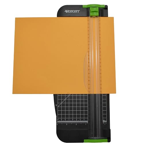 Westcott 12" Titanium Paper Trimmer Scrapbooking Tool, Black | 12 Inch Personal Paper Trimmer with Titanium Bonded Blades, High Performance Precision Cutting for Scrapbooking & Crafts