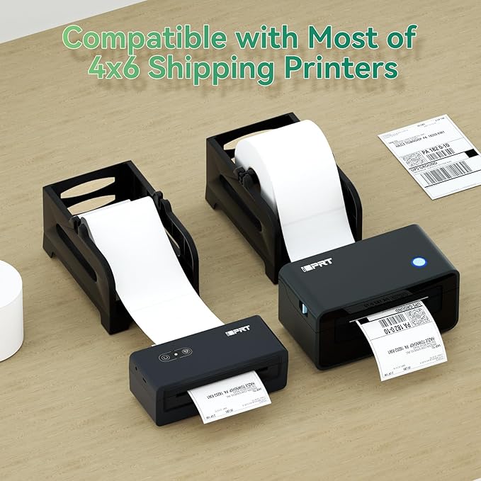 iDPRT Shipping Labels - 4x6 Thermal Direct Address Labels, Fan-Fold, Strong Adhesive, 500 per Stack, Compatible with JADENS,MUNBYN,Nelko,Phomemo,KNAON,iDPRT Thermal Label Printers