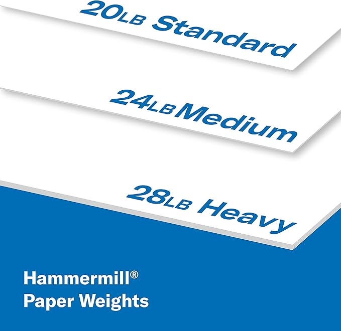 Hammermill Printer Paper, 20 lb Copy, 8.5 x 11-8 Ream (4,000 Sheets) - 92 Bright, Made in the USA