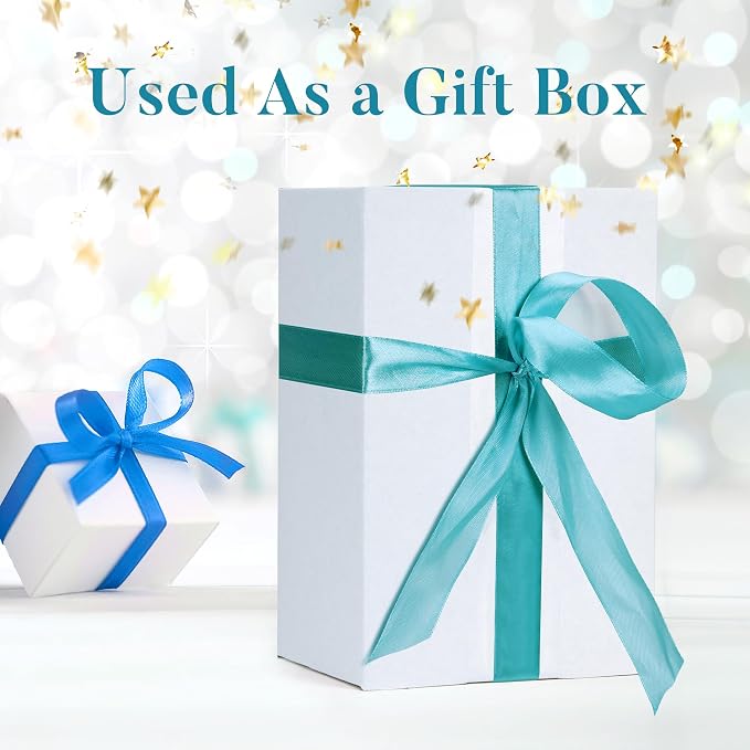 Small Shipping Boxes 6x6x6 Set of 6 | White Corrugated Cardboard, Box for Packaging Small Business Mailing Moving Gifts Wrap, Easy Assemble