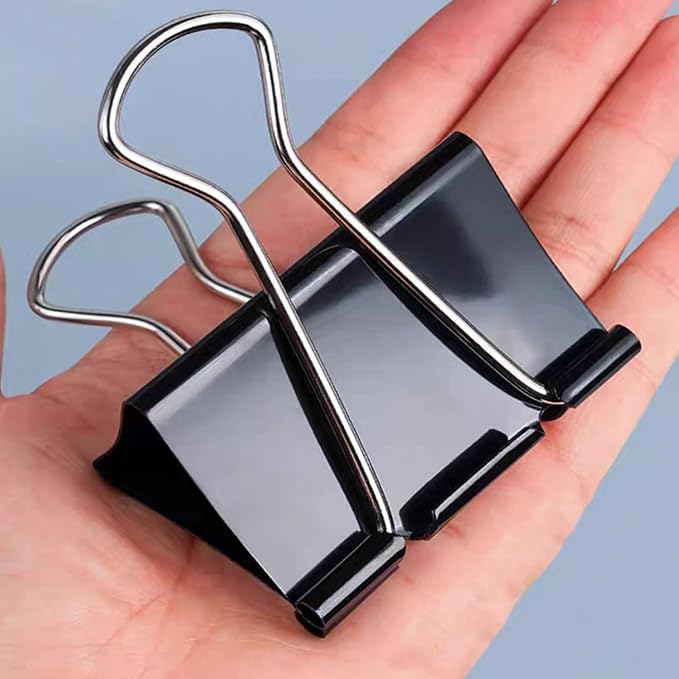 Extra Large Binder Clips 2 Inch (60 Pack), Heavy Duty Big Binder Clips Big Paper Clamps for Office and Home Supplies, Black | Heavy Duty Big Binder Clips Big Paper Clamps for Office and Home Supplies