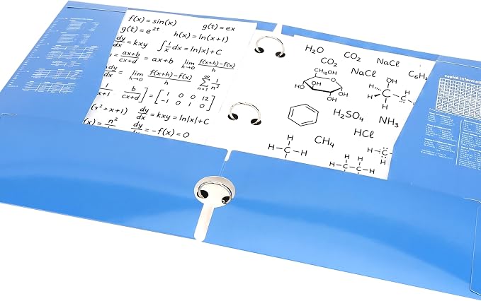 Mr. Pen- 4-Pocket Folders, 8 Pack, 12.5" x 9.5", Colorful, Tear-Resistant | Paper Folders with Pockets 3 Holes Punched, High Capacity, Includes Rulers and Conversion Charts for Binder Organization