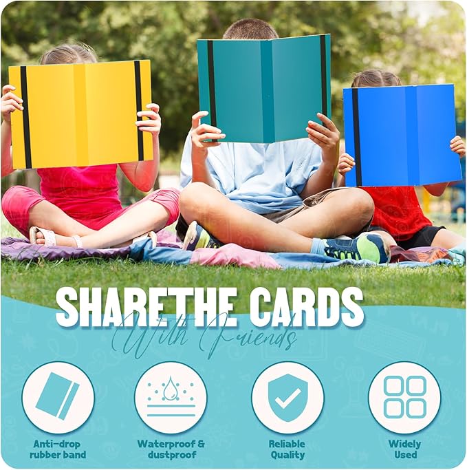 Card Binder 9-Pockets,Trading Card Binder,20 Pages, 360 Card Capacity Collection Binder, Card Folder for MTG, TCG, Game Cards & Sports Cards (Lake Blue)