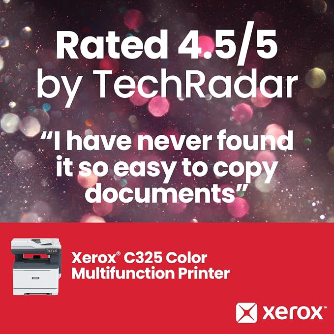 Xerox C325dni Wireless Color Laser All-in-One Printer | Color Print, Scan, Copy & Fax, 35 ppm performance, simple guided setup, cloud-ready, ideal for small/mid-size businesses